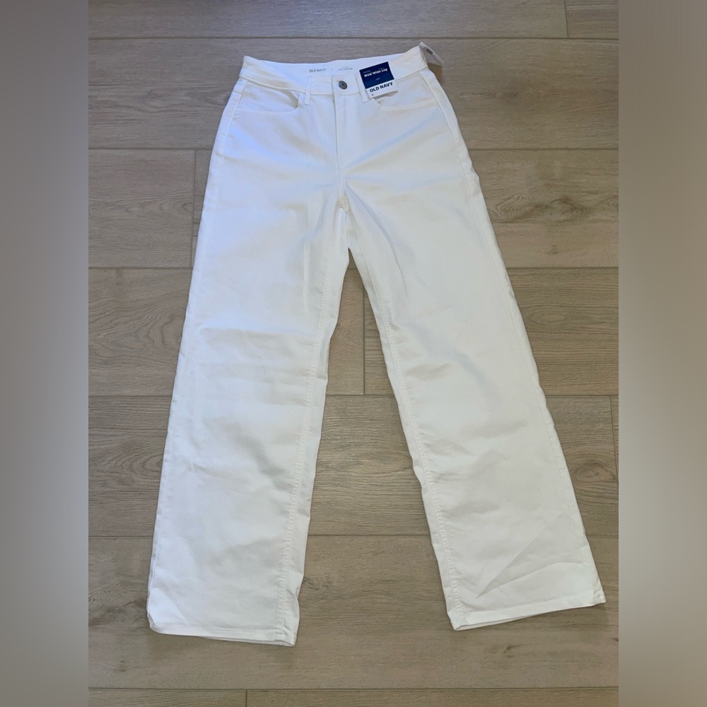 Old Navy White WOW Wide Leg